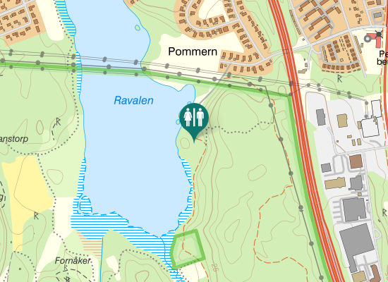 Karta över Pommernvägen