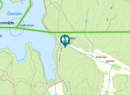 Karta över Järvaleden orange