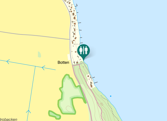 Karta över Jägaråsvägen