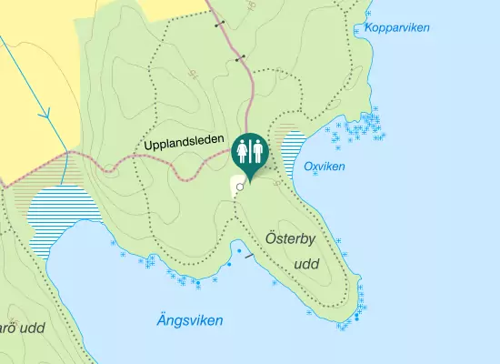 Karta över Badvägen