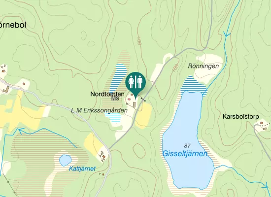 Karta over Silverleden