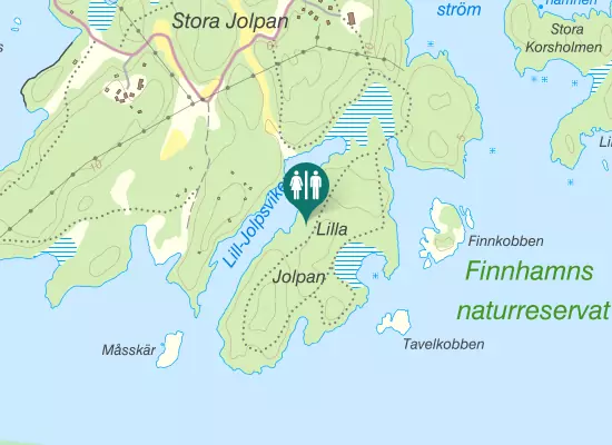 Karta over Naturstig