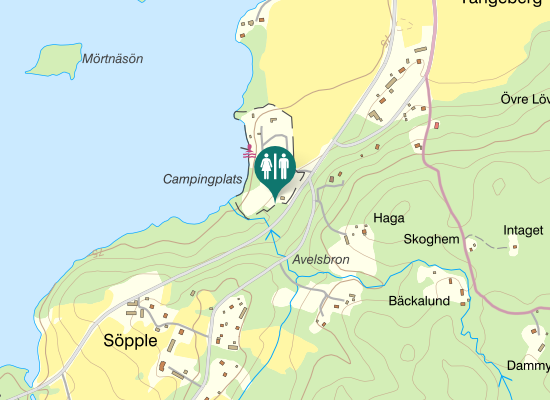 Karta over Söpplevägen