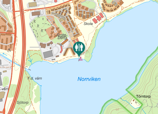 Karta över Arkens gränd