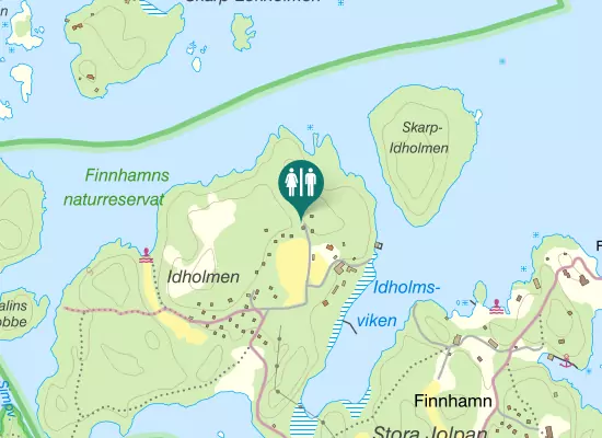 Karta over Naturstig
