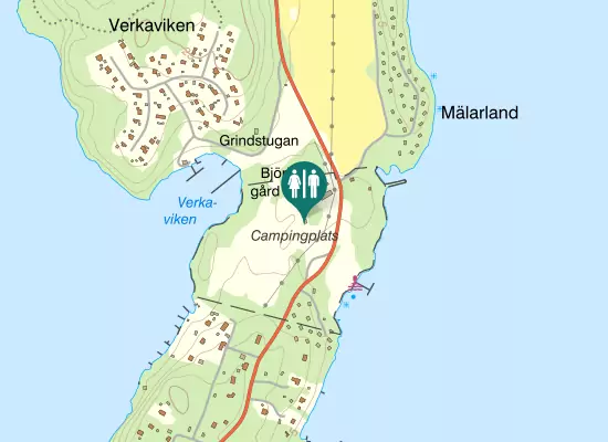 Karta over Ådövägen