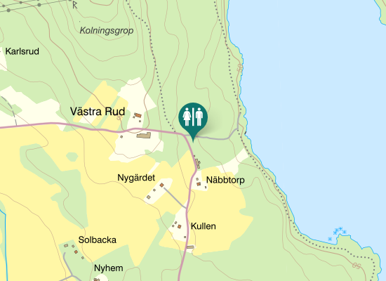 Karta over Näsvägen