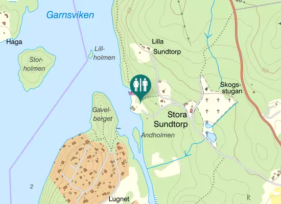 Karta over Sundtorpsvägen