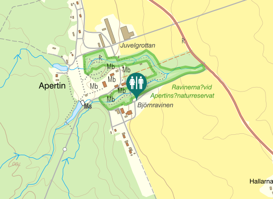 Karta over Majorens väg