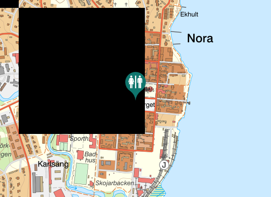 Karta över Storgatan