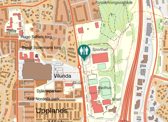 Karta over Husarvägen