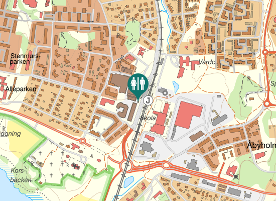 Karta over Tuna torg