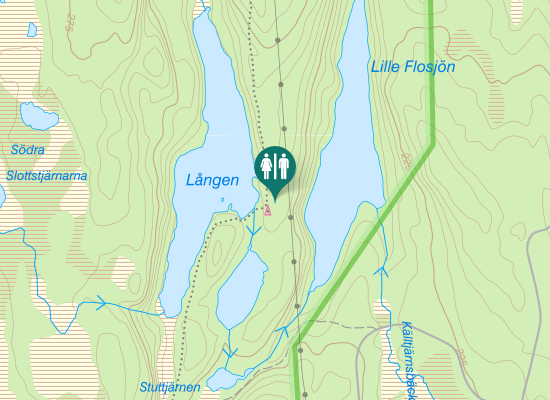 Karta over Mosserudsvägen