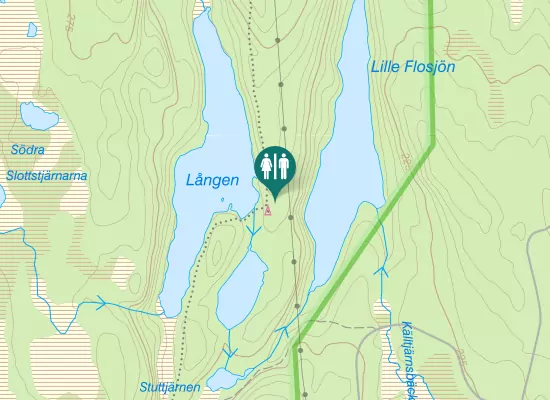 Karta over Mosserudsvägen