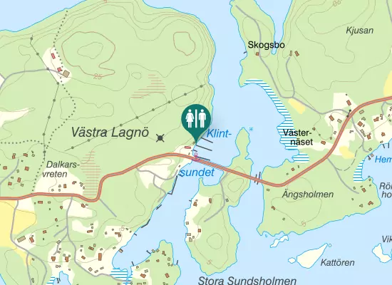 Karta over Lagnövägen