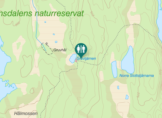 Karta over Mosserudsvägen