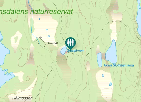 Karta over Mosserudsvägen