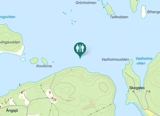Karta over Lagnövägen