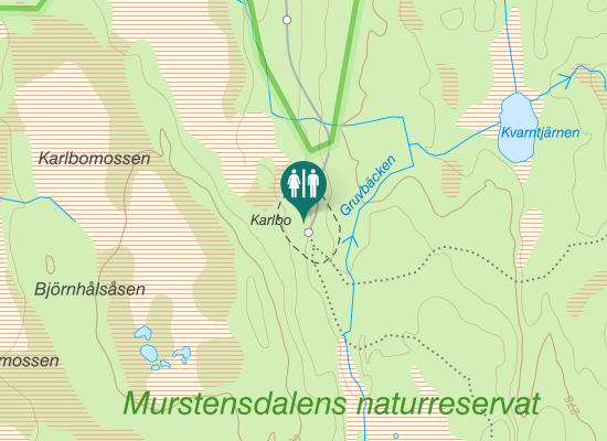 Karta over Mosserudsvägen