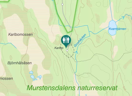 Karta over Mosserudsvägen