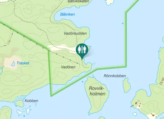 Karta över Bystavägen