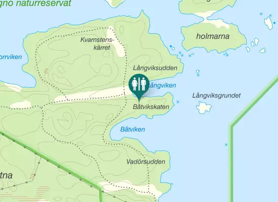 Karta over Bystavägen