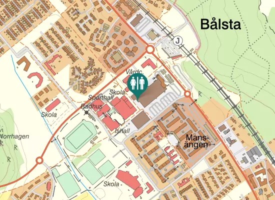Karta over Centrumgränd