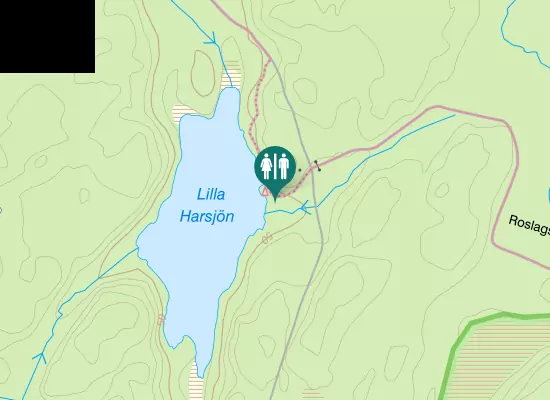 Karta over Roslagsleden
