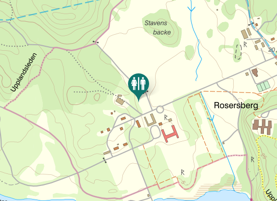 Karta over Slottsvägen