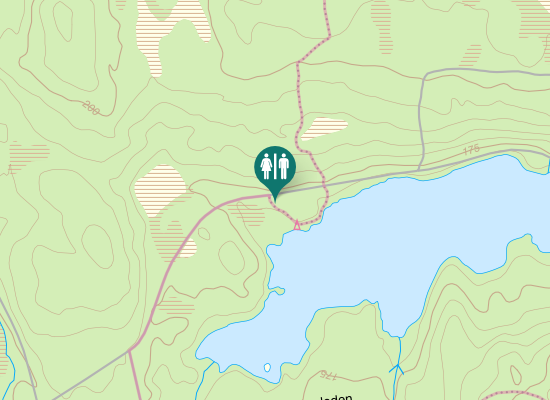 Karta över Storsjövägen