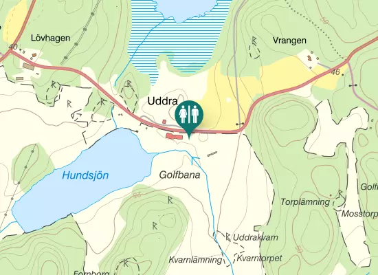 Karta över Rumsättravägen