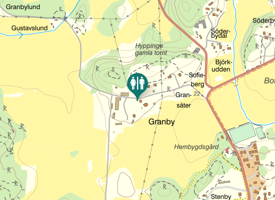 Karta over Lindholmsvägen