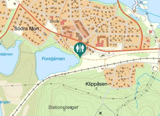 Karta over Älvdalsvägen
