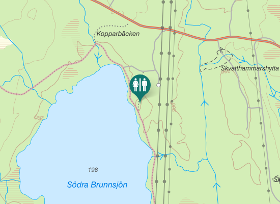 Karta över Brunnsjösticket