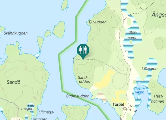Karta over Gärdsnäsvägen