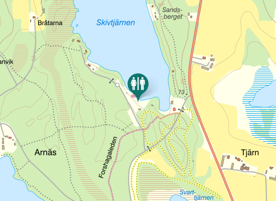 Karta over Klarälvsvägen