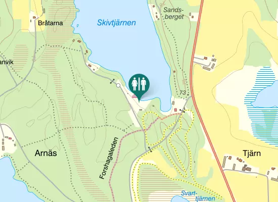 Karta over Klarälvsvägen