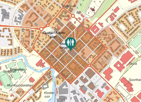 Karta over Stora torget