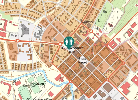 Karta over Källgatan