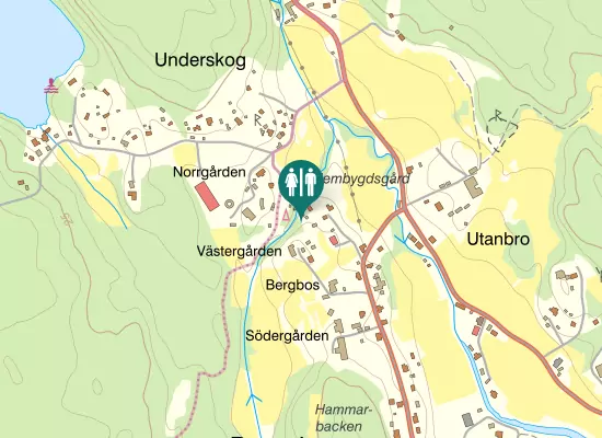 Karta over Bergshamra Byväg