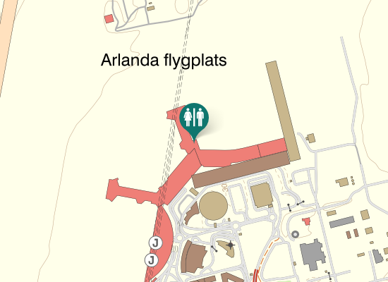 Karta över Arlandaleden