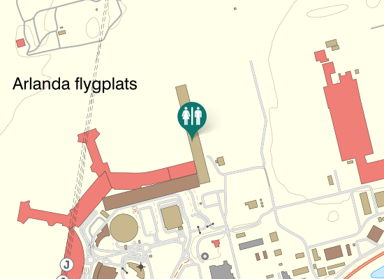 Karta over Arlandaleden