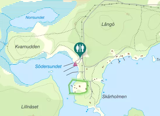 Karta over Långövägen