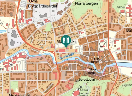 Karta over Hantverkaregatan