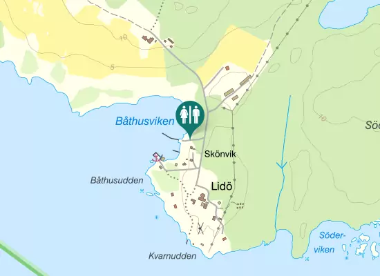 Karta over Norrängsvägen