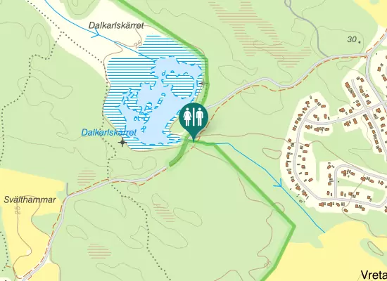 Karta over Mullvadsvägen