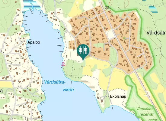 Karta over Lövängsvägen