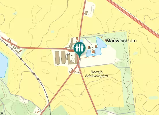 Karta over Marsvinsholms Allé