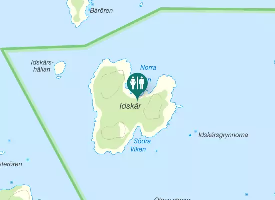 Karta over Stenbacknäsvägen