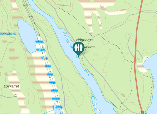 Karta over Tysktorpsvägen